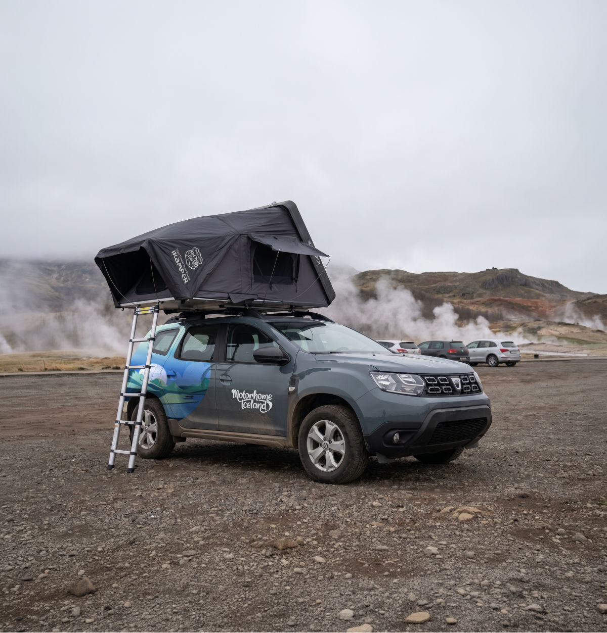 Dacia Duster 4x4 con tenda de tetto (manual)